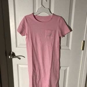 Vineyard Vines Pink T-Shirt Dress New